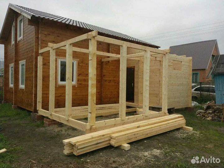 Строительная бригада/пристройки, веранды, террасы