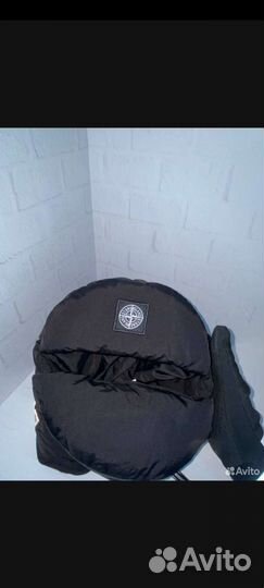 Шапка ушанка stone island