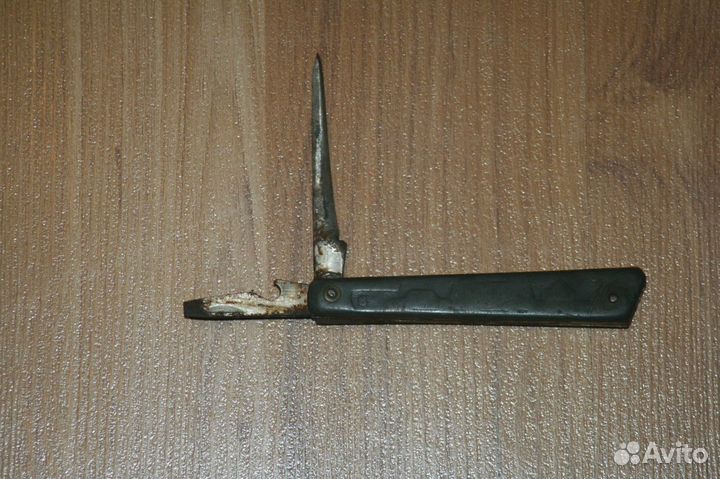 Нож раскладной столовый перочинный СССР