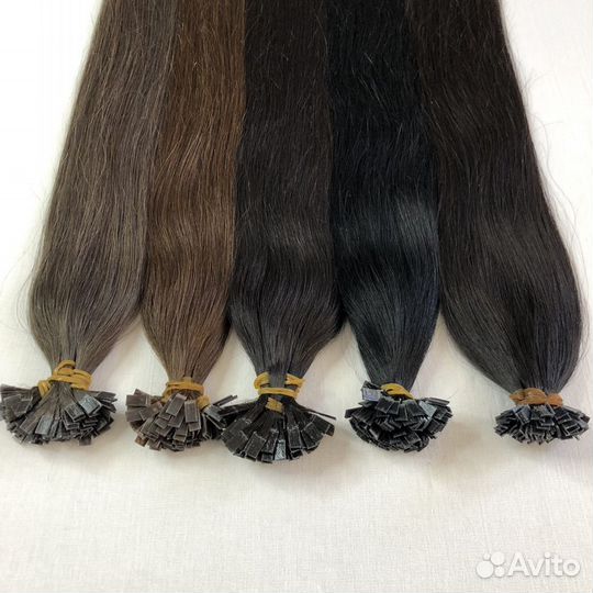 Волосы на кератиновых капсулах для наращивания
