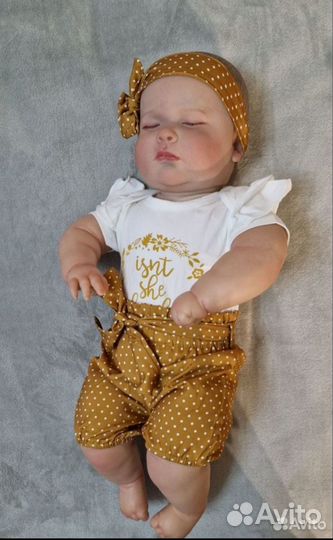 Кукла реборн силиконовая 60 см