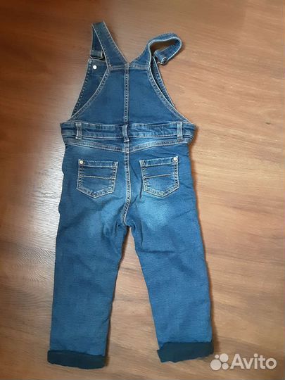 Джинсовый комбинезон mothercare 104