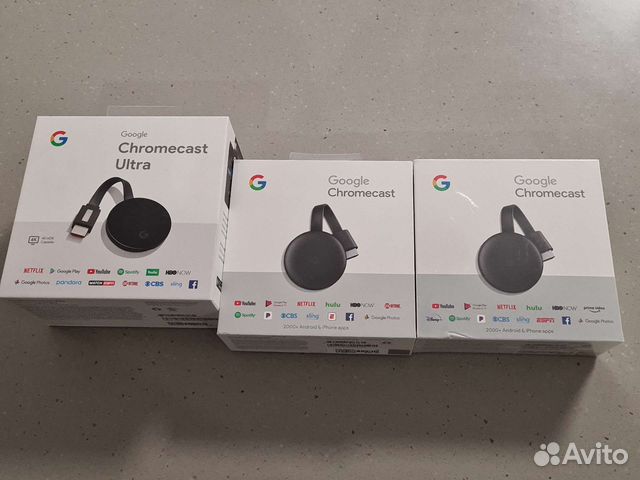 Google Chromecast 3rd gen/ultra купить в Москве | Электроника | Авито