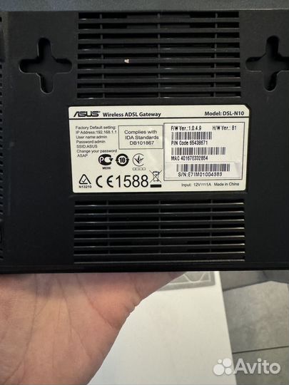 Роутер Asus DSL-N10