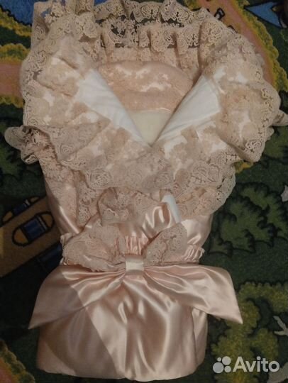 Конверт на выписку зимний для девочки