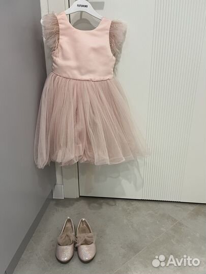 Нарядное платье для девочки 110 116 пышное