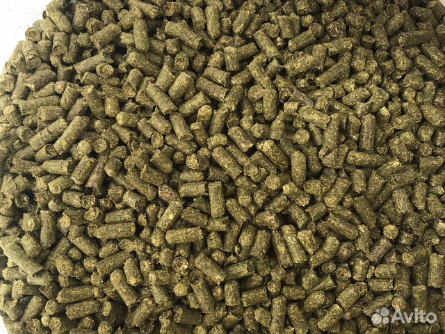 Сено гранулированое