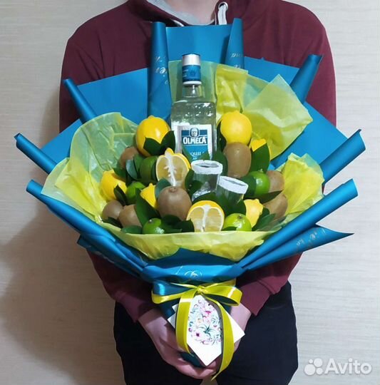 Подарок на Новый год. Вкусные букеты