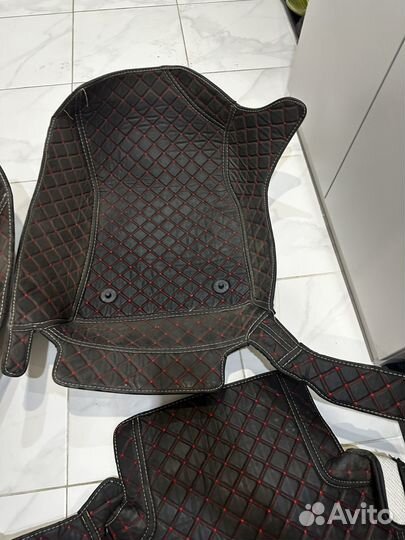 Коврики geely монжаро 3Д кожзам