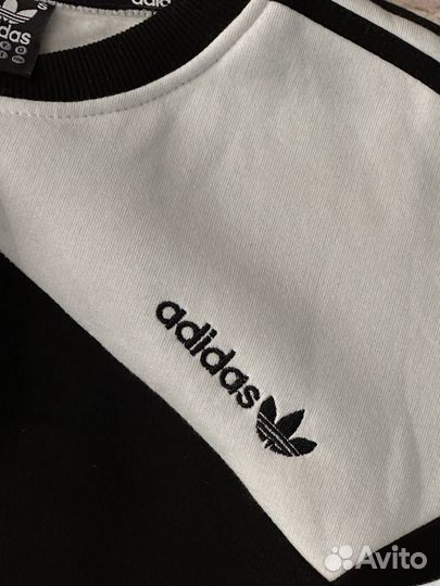 Спортивный костюм Adidas черный LUX мужской