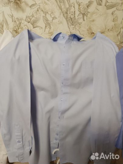 Комплект: рубашки школьные (6 штук) +туфли+костюм