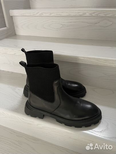 Полусапоги женские натуральная кожа 41