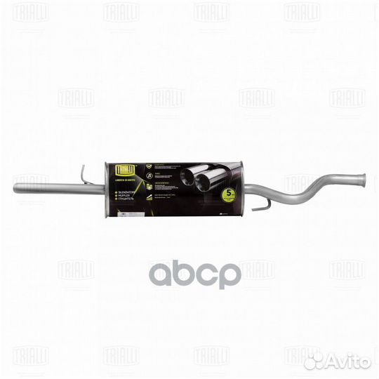 Глушитель для а/м Лада 2170 Priora осн. (алюм