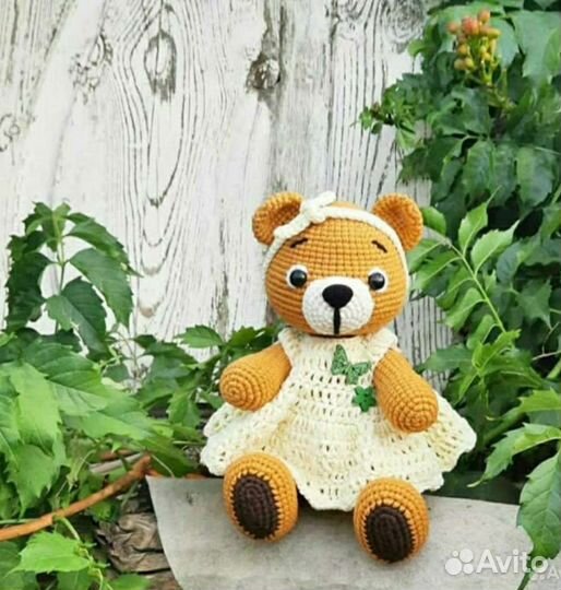 Вязаные игрушки разные