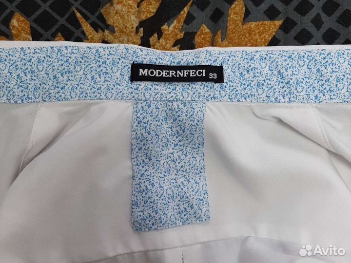 Рубашка белая и синяя