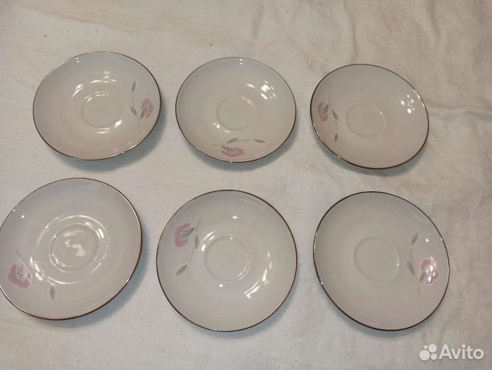 Кофейный фарфоровый сервиз гдр jlmenau СССР