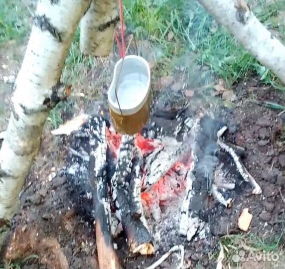 Котелок походный и армейский