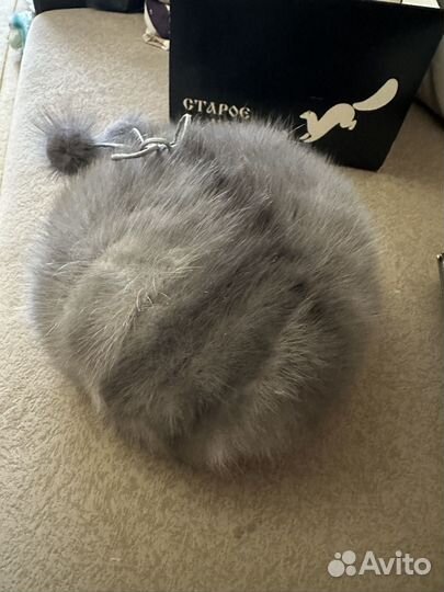 Шапка норковая женская