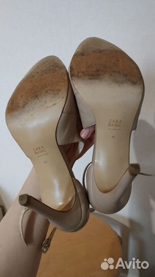 Туфли лодочки zara 40-41