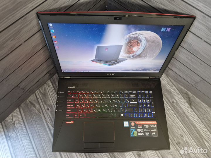 MSI GT72VR 6RE Dominator Pro I7 /GTX1070 8GB