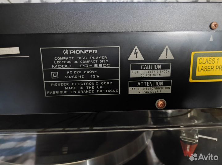 Cd проигрыватель pioneer pd- s 605