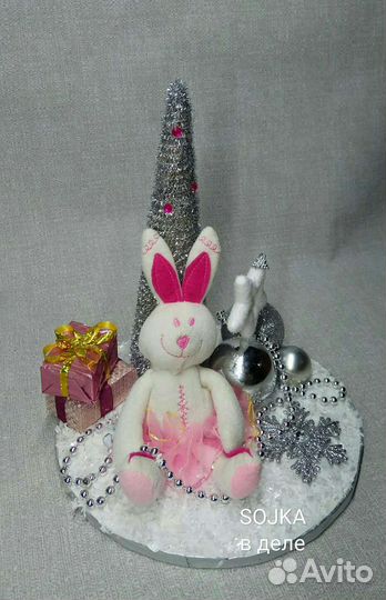 Зимняя новогодняя поделка в школу в сад