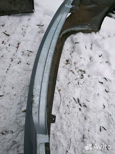 Бампер задний Hundai Solaris до рестайл