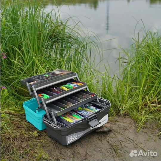 Ящик для снастей Tackle Box трехполочный