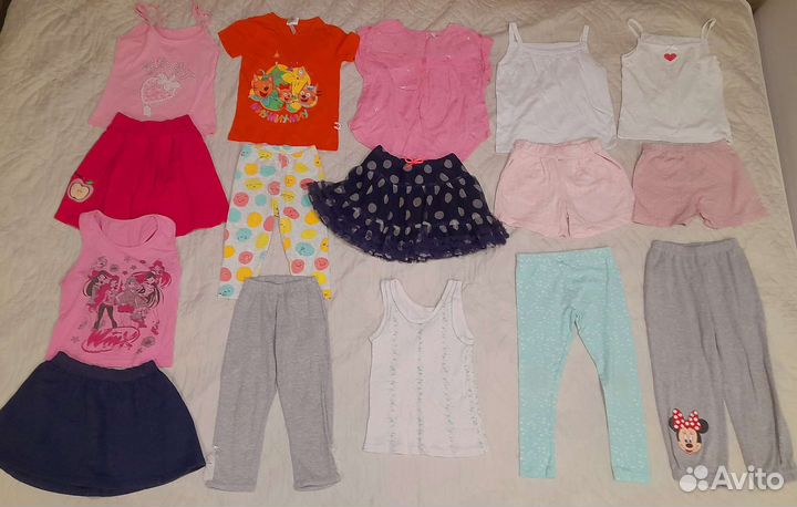 Вещи пакетом на девочку р 104