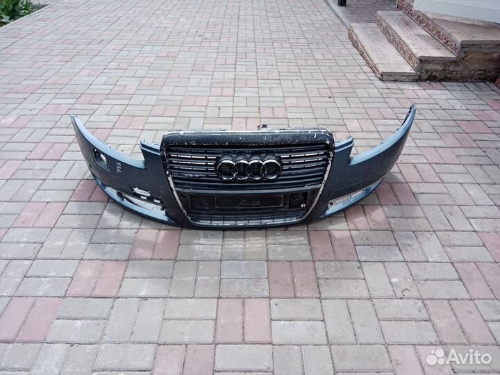 Бампер передний на Audi A6/C6