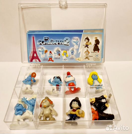 Фигурки из киндер сюрприза «Смурфики-2»