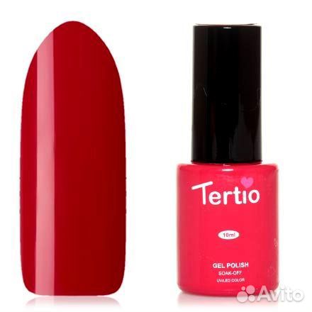 Гель лак Tertio красные оттенки
