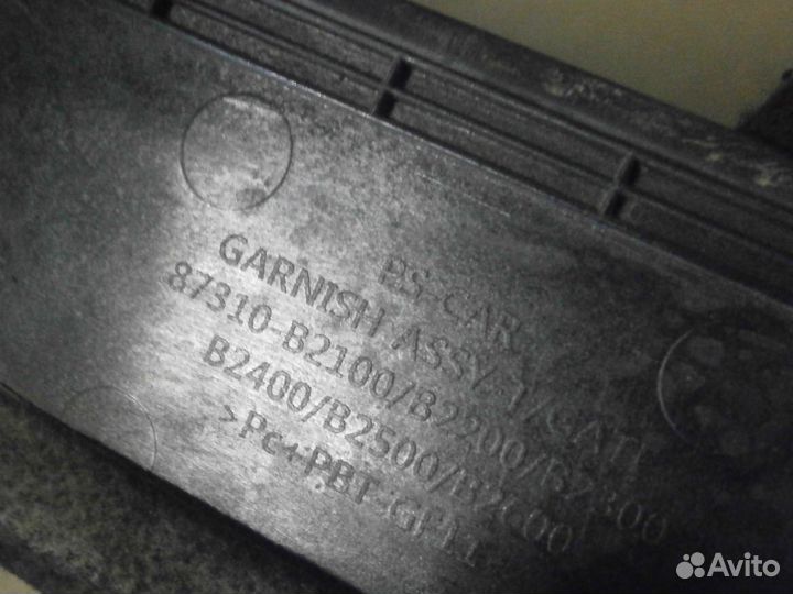 Накладка крышки багажника Kia Soul 2 2013-Н.в молд