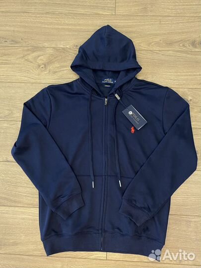 Polo Ralph Lauren зип худи синее