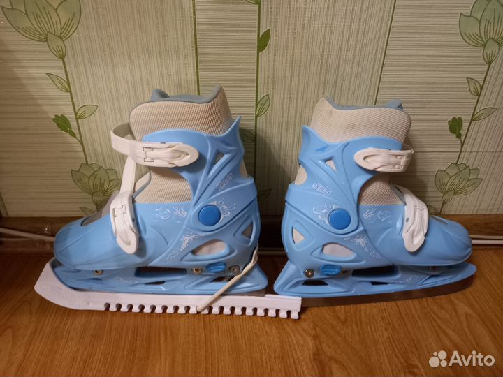 Коньки детские раздвижные р с 35 по 37р