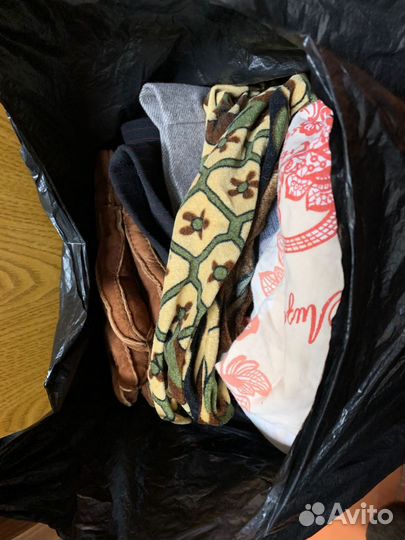 Личные вещи в пакетах