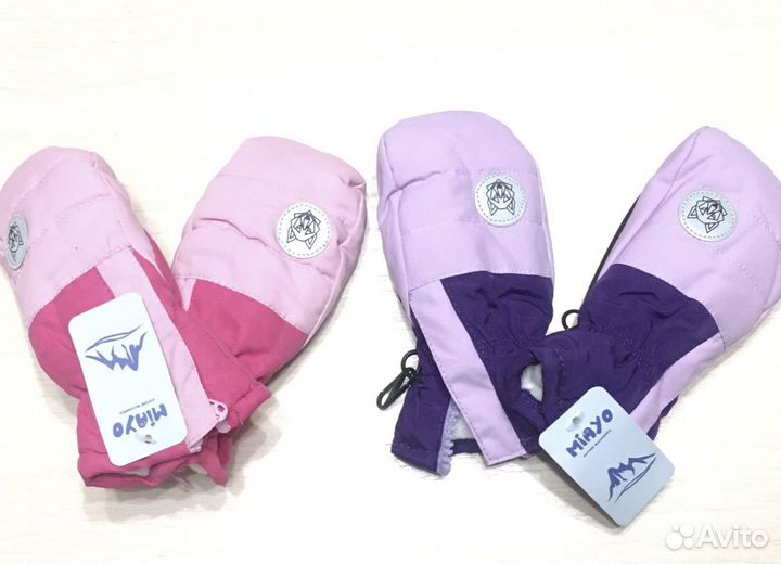 Варежки краги замок детские новые