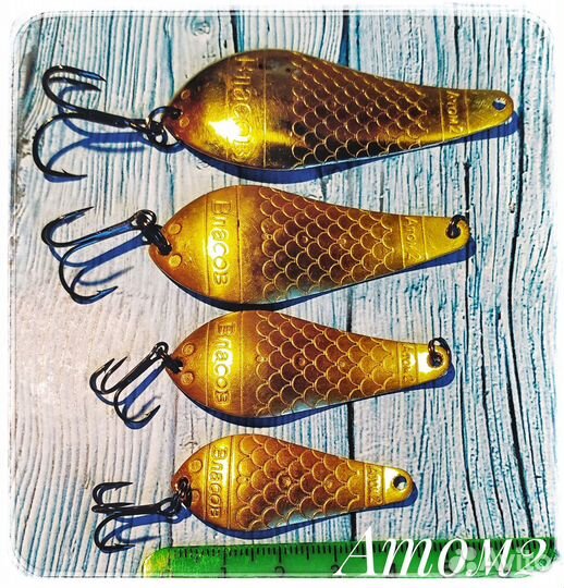 Блесна Серебро Атом 2 Власова