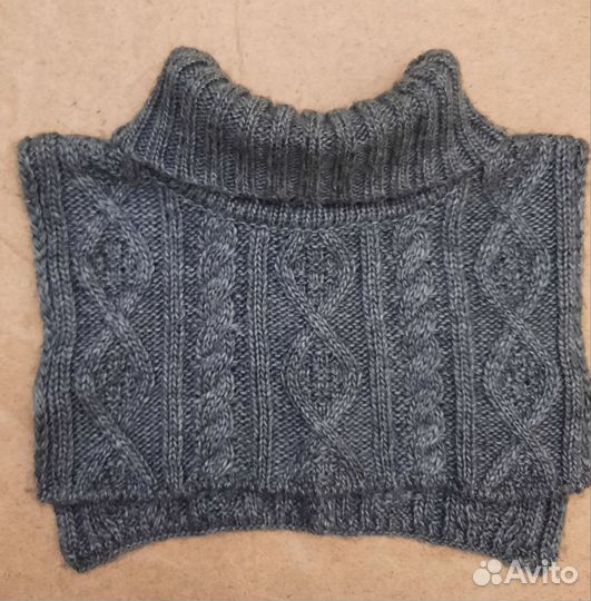 Манишка детская шерсть на малыша р.46-48