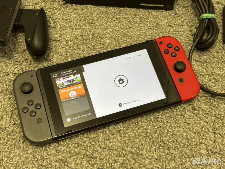 Прошитая Nintendo Switch Rev 1 256gb