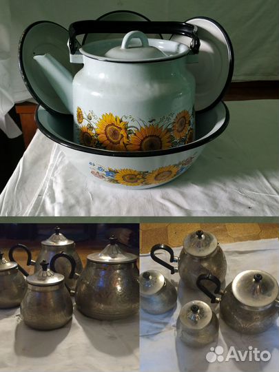 Эмалированный набор и чайный набор