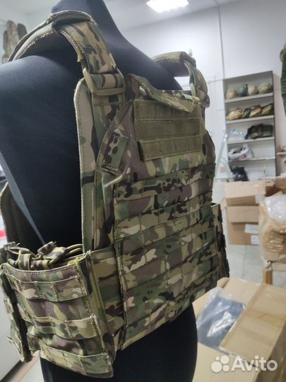 Бронежилет Якеда 6094 с подсумками мультикам