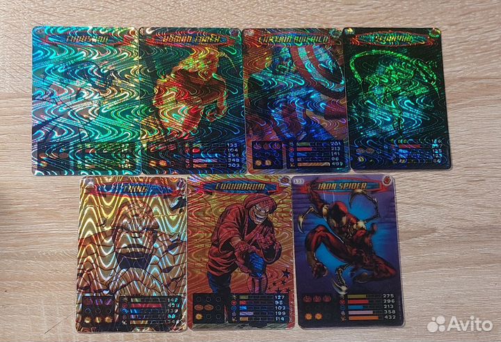 Карточки Человек Паук Английские