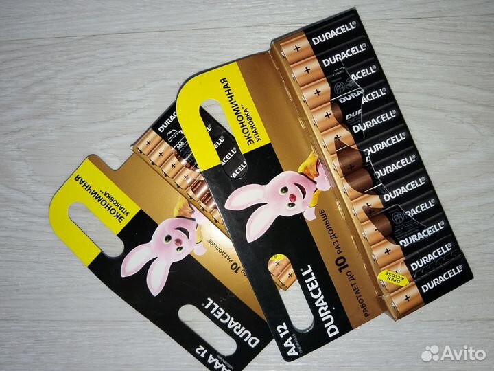 Батарейки 12 шт. Новые ааа и аа палец, мизинец