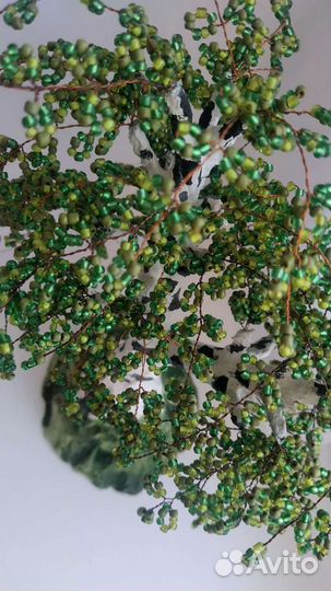 Берёза из бисера