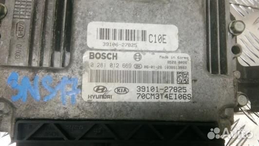 Блок управления двс hyundai santa FE 2 (3NS17PC01)