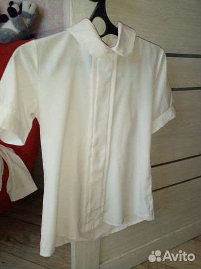 Блузка школьная белая 42 44