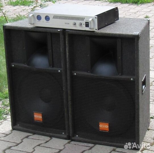 Колонки EVM 1400W QS153 Pro-Стерео Усилитель звука