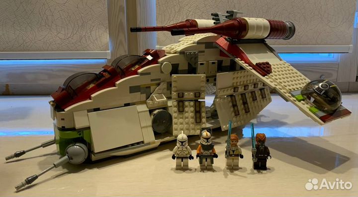 Republic Gunship Республиканский Ганшип 7676 lego