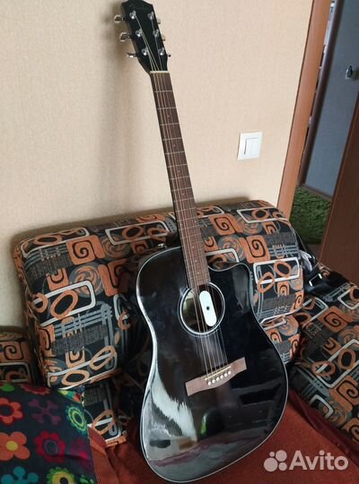 Электроаккустическая гитара Fender cd 60sce Black